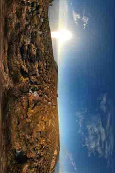 panorama 360° du cap de la chèvre en bretagne